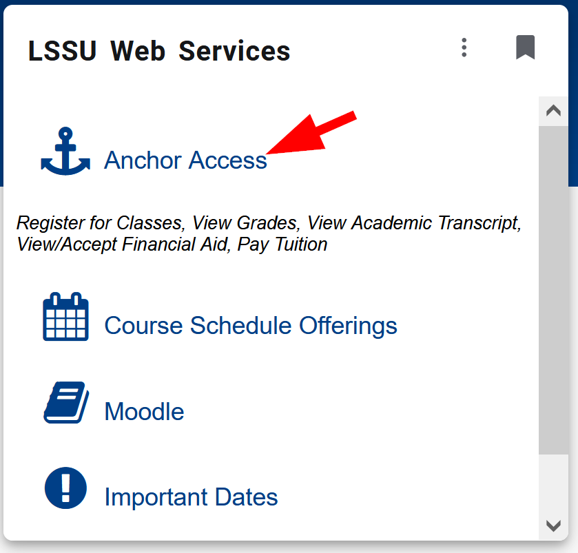 Select Anchor Access